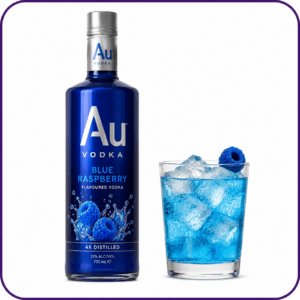 Au Vodka Blue Raspberry